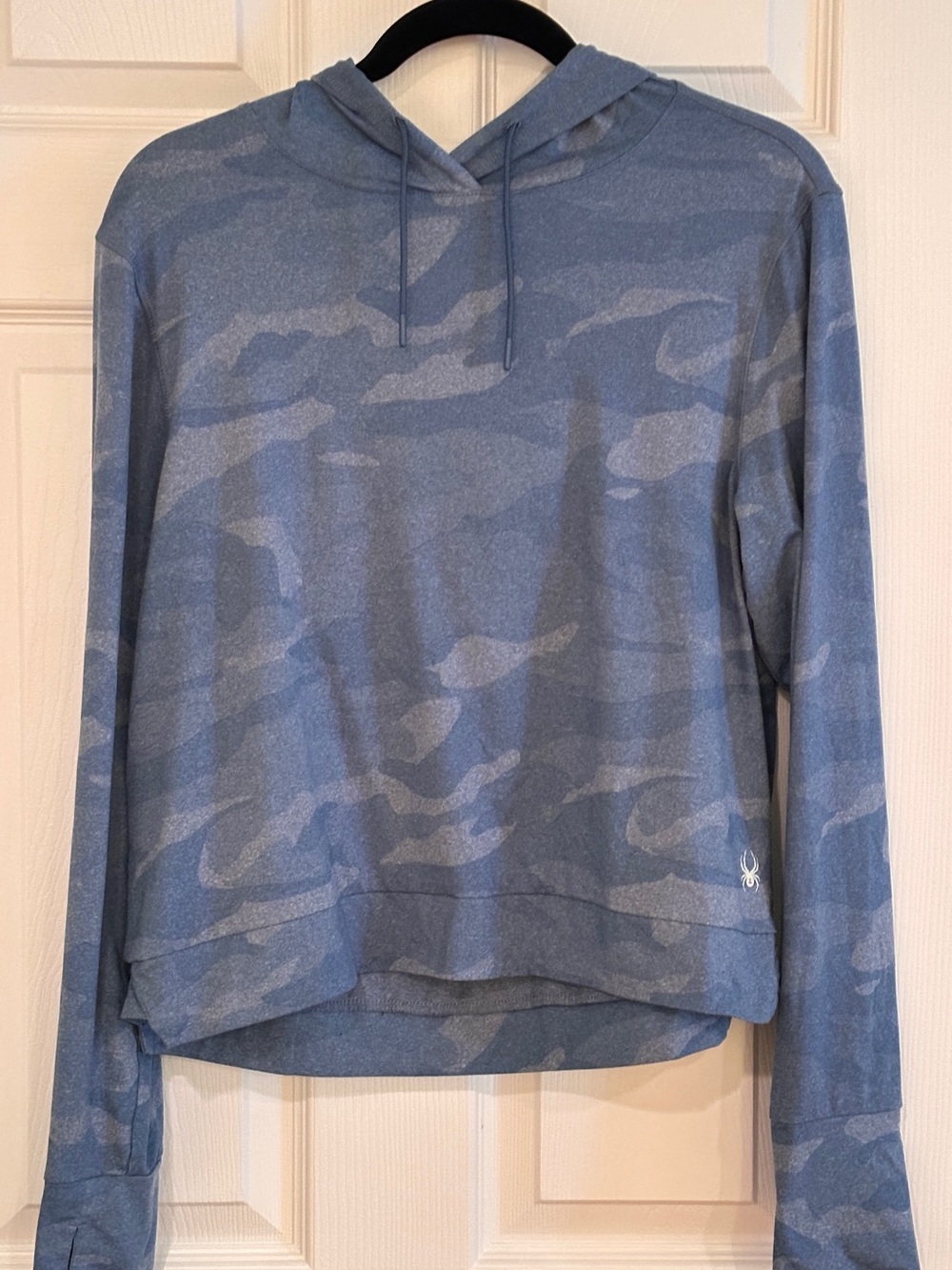 Spyder Blue Camouflage Lightweight Hoodie